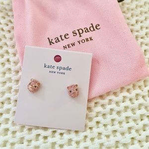 kate spade | Imagination Pave Pig Studs Earrings Pink | Style: o0ru3095